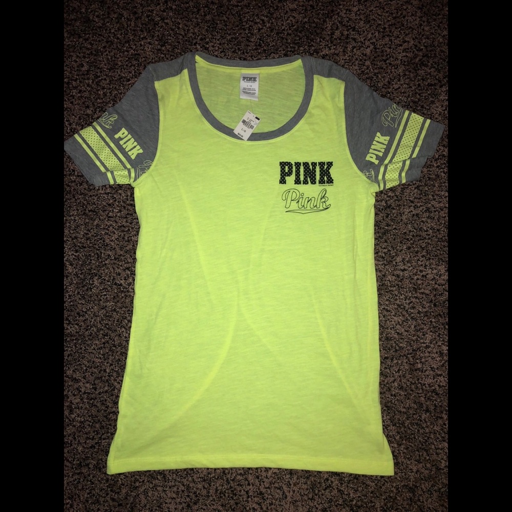 PINK neon yellow t-shirt!